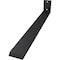 Ekena Millwork Hidden Support Steel Heavy Duty Bracket w/ Back Plate, Powder Coated Black 2 1/2"W x 22"D x 4"H BKTM02X22X04HBPBL - alternate 9